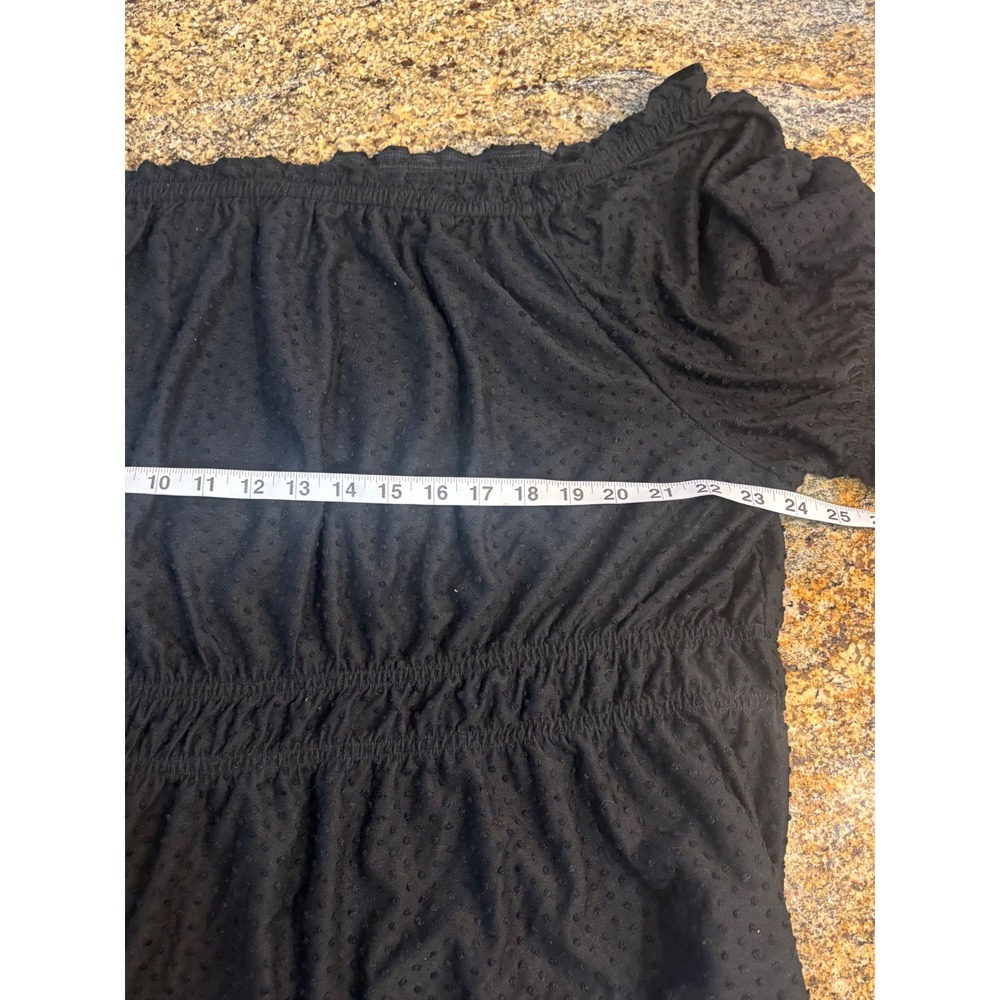 NWT Lane Bryant Short Blouson-Sleeve‎ Elastic-Waist Knit Top Size 26/28 - Picture 4 of 8